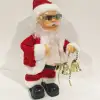 Fabricante nuevo estilo genuino 12 pulgadas navidad dos pies lucha vientre gafas de sol sacudiendo santa santa pequeño regalo de navidad eléctrico arreglo de navidad colocación decoración de lujo Item Picture